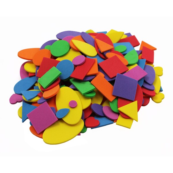 Charles Leonard Foam Shapes, Assorted Colors, PK4320 70572 - main